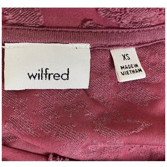 Wilfred Aritzia Tarascon Appliqued Floral Semi Sheer Fabric Blouse Women's Sz XS - Picture 4 of 10